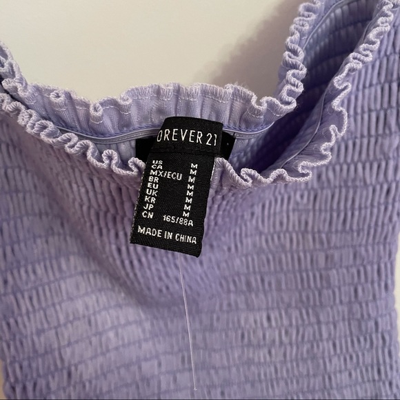 ruched purple tube top - Picture 2 of 2